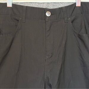 Straight Fit Denali Pant Men's 34x32 Solid Black Flat Front